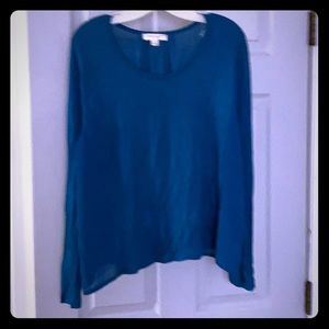 Navy blue shirt shirt see through lace back